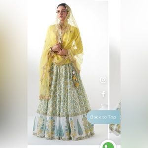 Elegant breezy lehanga worn just once